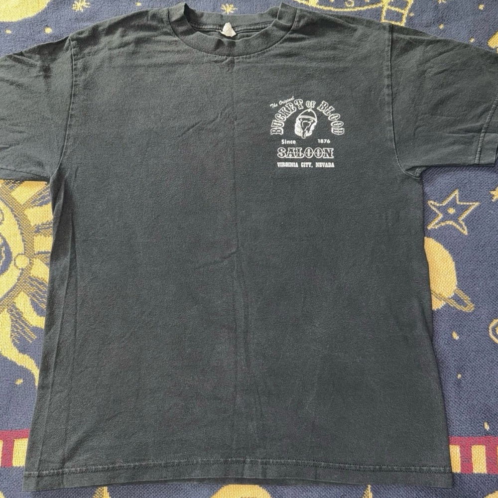 Vintage 90s Bucket Of Blood Saloon Virginia City Nevada T-shirt Size Medium